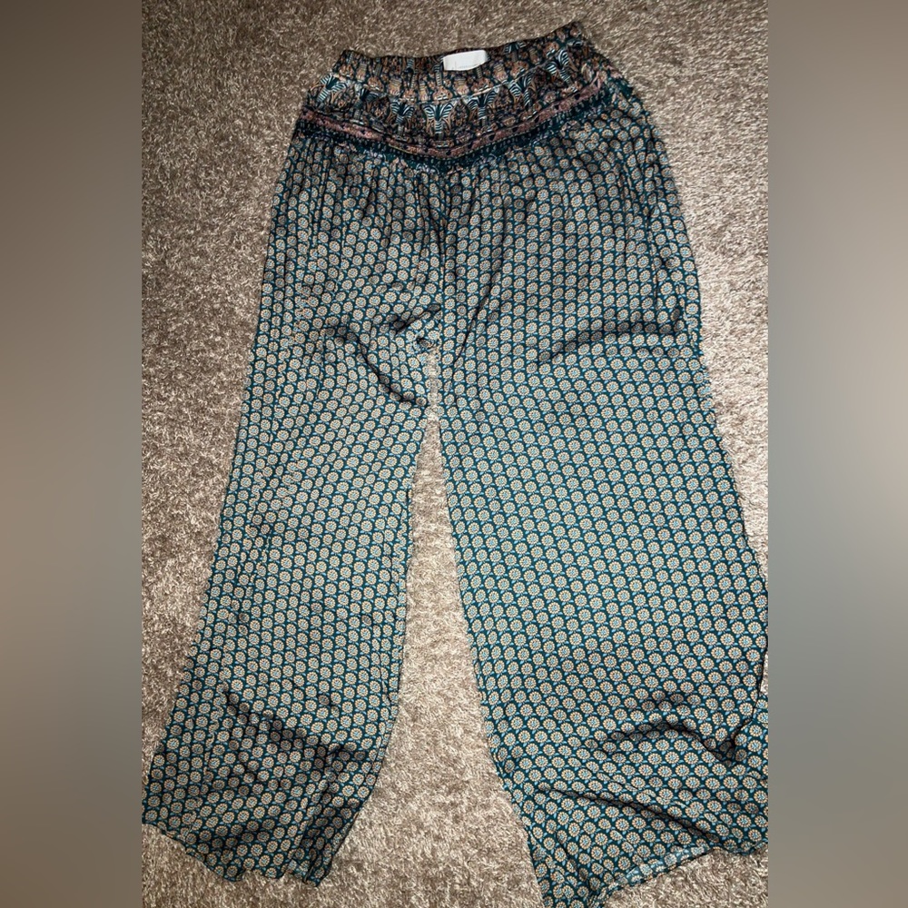 Anthropologie wide leg pants